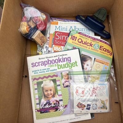 Lot 601: Crafts Supplies: Paper,Tools,Stamps and Mire