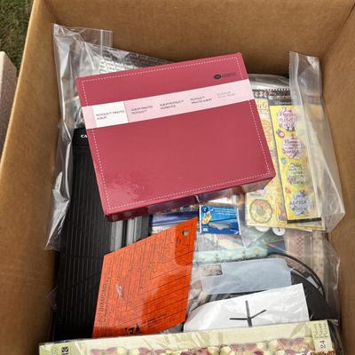 Lot 601: Crafts Supplies: Paper,Tools,Stamps and Mire
