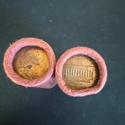Lot (2) Bankroll Pennies