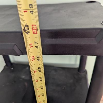 3 - 4. Tier plastic shelves