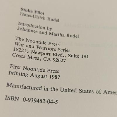 Sale Photo Thumbnail #2880: Rudely Stuka Pilot Book