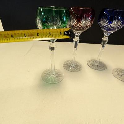 Sale Photo Thumbnail #441: Set Of 4 - Bohemian Style Wine Glasses #2