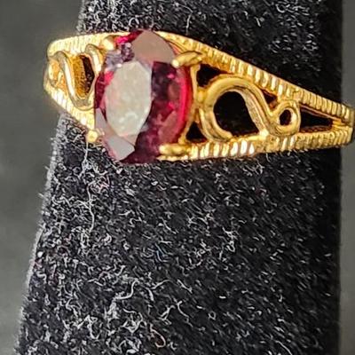 Rubellite Tourmaline Ring