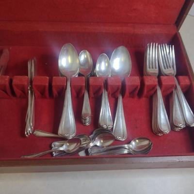 Flatware With Box- Approx 80 Pieces