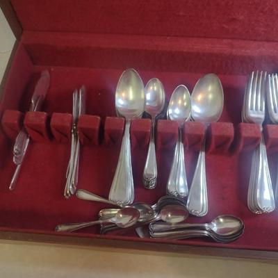 Flatware With Box- Approx 80 Pieces