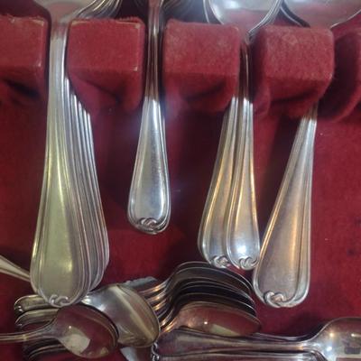Flatware With Box- Approx 80 Pieces
