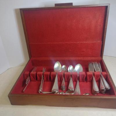 Flatware With Box- Approx 80 Pieces