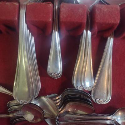 Flatware With Box- Approx 80 Pieces