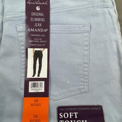 4 New Pair Gloria Vanderbilt Jeans Size 16