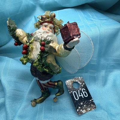 Sale Photo Thumbnail #101: with red package  and bells on his feet 
7 inches tall