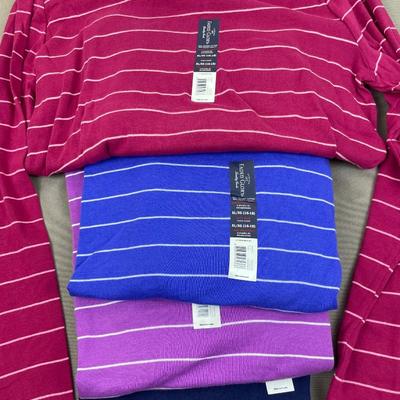 4 New Long Sleeve Crew Neck Tops XL
