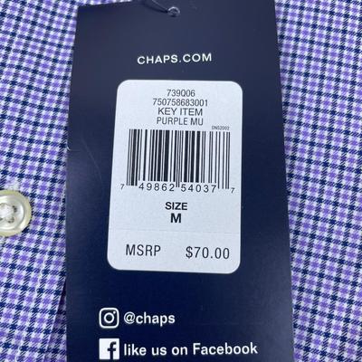 New Men’s Chaps Medium long sleeve Shirt