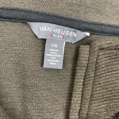 New Men’s Brown Van Heusen 1/4 Zip Large