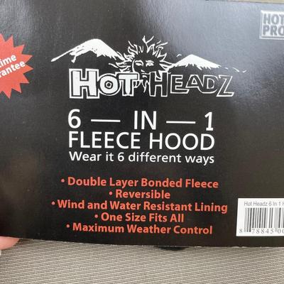 2 New Fleece Hoods, Thick Leather XL Men’s Gloves
