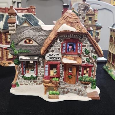 Sale Photo Thumbnail #35: Lemax Christmas Town set w/ Town Hall Butcher Library & many more. Great condition.

Will receive all items pictured as is.