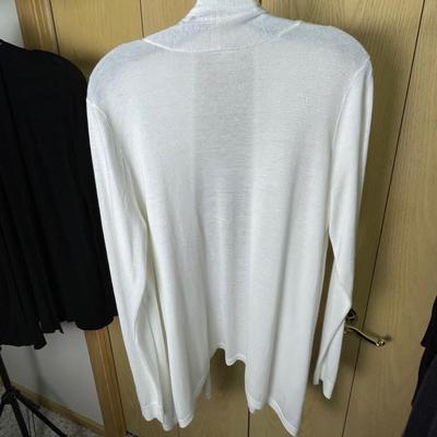 5 Black and White Cardigans XL Calvin Klein and more