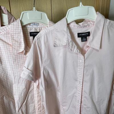8 Women’s Shirts XL, 1X Chaps, Liz