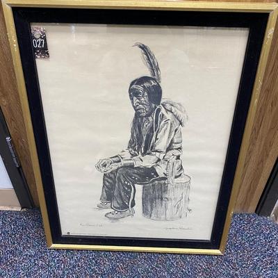 Sale Photo Thumbnail #117: Oglala Lakota
Known as 5th face of Mt. Rushmore
Most photographed indigenous person in the U.S.
Printed in the Black Hills, S. Dak.
retail $300 to $500