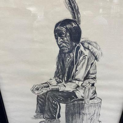 Sale Photo Thumbnail #118: Oglala Lakota
Known as 5th face of Mt. Rushmore
Most photographed indigenous person in the U.S.
Printed in the Black Hills, S. Dak.
retail $300 to $500