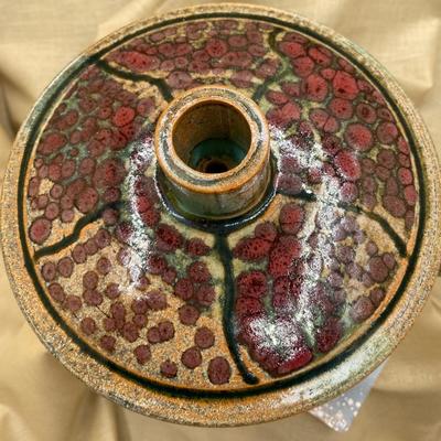 Sale Photo Thumbnail #129: signed, green and brown tones
5 inches tall 
retails $55 to $170