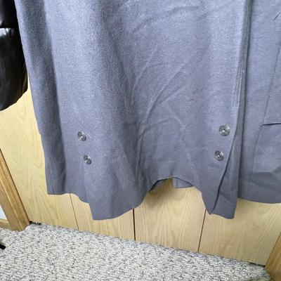 Women’s Vintage Grey Wool and Nylon look Jacket