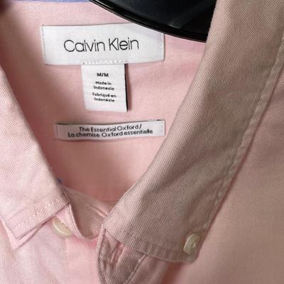 New Women’s Calvin Klein Oxford Pink Shirt Medium