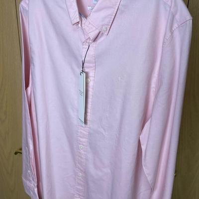 New Women’s Calvin Klein Oxford Pink Shirt Medium