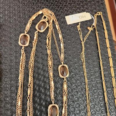 Lot of Costume Jewelry Necklaces Bracelets , Earings , Mother of Pearl, Sarah Coventry , Monet, Les Bernard