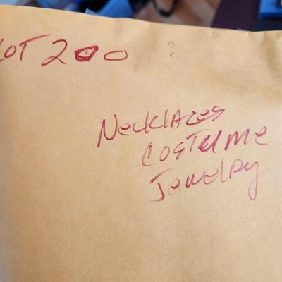 Lot of Costume Jewelry Necklaces Bracelets , Earings , Mother of Pearl, Sarah Coventry , Monet, Les Bernard