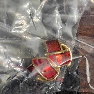 Jewelry Lot Marcasite Heart, Aynsley , Earings, Tie Tack, Cufflinks, Cubic Zirconia necklace, Steel by Design, Bulova Watch,