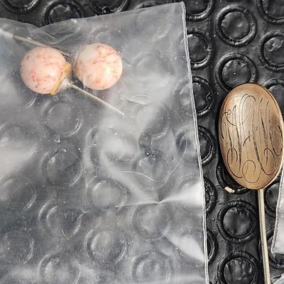 Jewelry Lot Marcasite Heart, Aynsley , Earings, Tie Tack, Cufflinks, Cubic Zirconia necklace, Steel by Design, Bulova Watch,