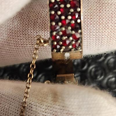 Vintage Jewelry Lot Amethyst Crystal, Bracelet, Cora Earings , Lona W Germany Earings