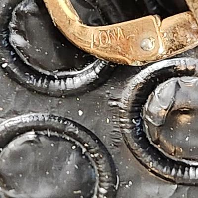 Vintage Jewelry Lot Amethyst Crystal, Bracelet, Cora Earings , Lona W Germany Earings