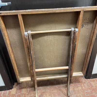 Vintage folding floral table