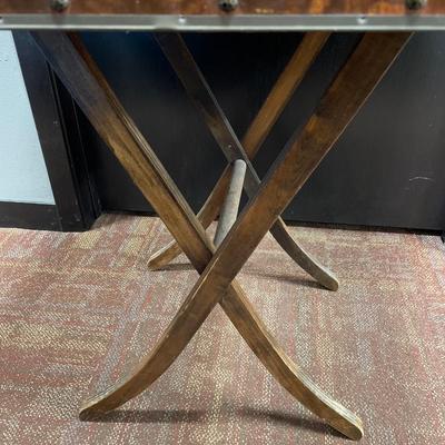 Vintage folding floral table