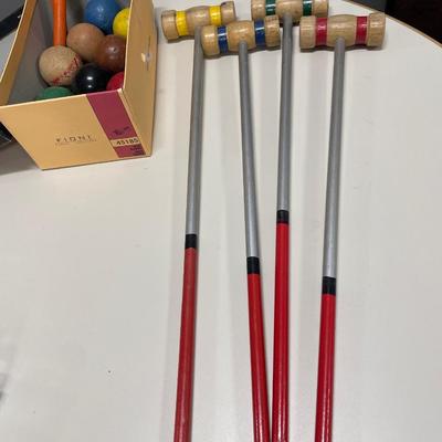 Children’s croquet set
