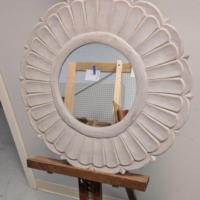 Sale Photo Thumbnail #2205: White Flora Mirror