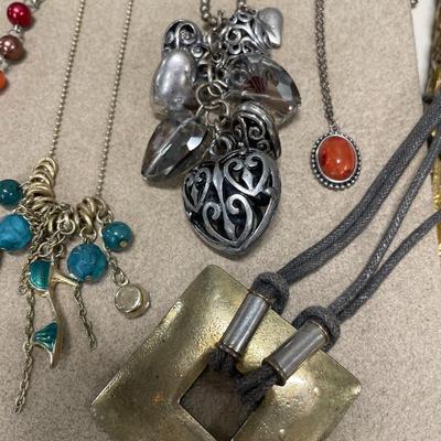 5 necklaces