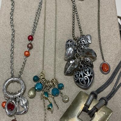 5 necklaces