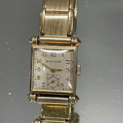 Bulova 10k rolled gold watch
