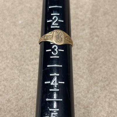 10k baby ring