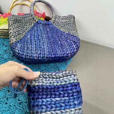 Lot of 4 Purses Brights Woven