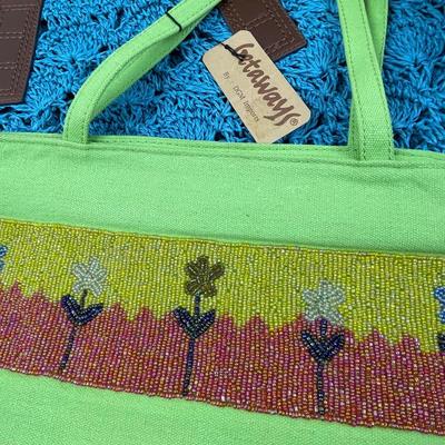 Lot of 4 Purses Brights Woven