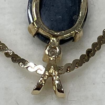 14k Opal pendant