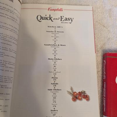Campbell's cook books - set of 2