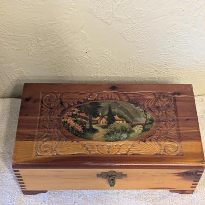 Decoratve Wooden Trinket Box