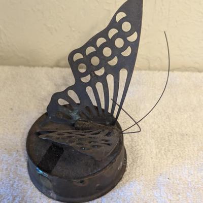 Brass Butterfly art piece