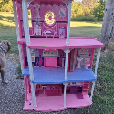 Barbie Plastic Doll House