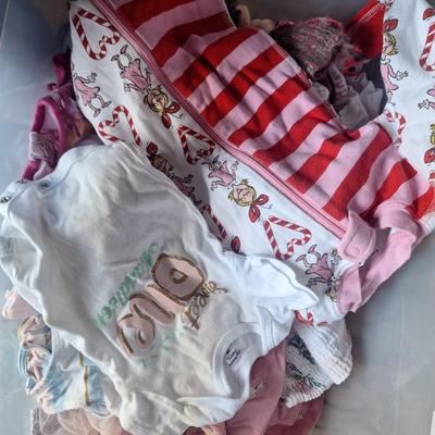 bundle of girls baby clothes- most 12 to 18 months
