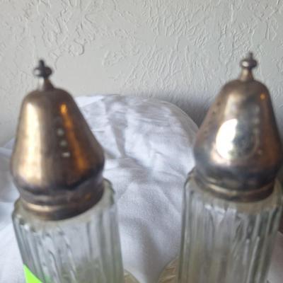 Large salt and pepper shakers